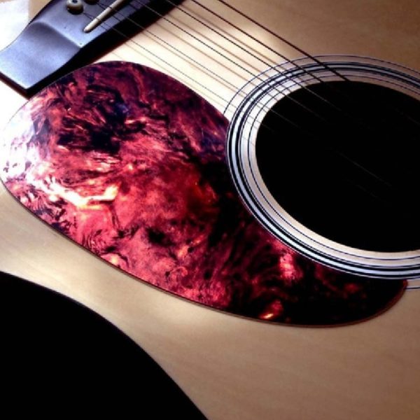 تصاویر گلپیدور قرمز گیتار مدل یک‌طرفه جاناساز 01